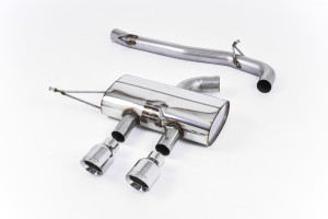 Cat-back uitlaatsysteem | Volkswagen Golf Mk6 R 2.0 TFSI 270 PK (2009-2013) | Milltek Sport Dual GT100