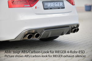 Rieger Tuning Diffuseur | Audi A5 11-16 2-p / A5 11-17 2-p / A5 Cabriolet 11-17 2-p / A5 Coupé 11-16 2-p |   non peint