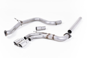 Cat-back uitlaatsysteem | Volkswagen Golf MK7 GTD 2.0 TDI 185 PK (2013-2016) | Milltek Sport Twin 80mm GT80