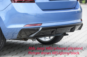 Rieger Tuning Diffusor | Skoda Rapid Spaceback 13-17 5-T / Rapid Spaceback 17-19 5-T | carbon look