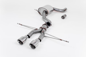 Cat-back uitlaatsysteem | Volkswagen Golf Mk6 GTi 2.0 TSI 210 PK (2009-2013) | Milltek Sport Dual GT100
