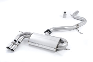 Cat-back uitlaatsysteem | Audi / Volkswagen A3 / Golf | Milltek Sport Twin 80mm Jet