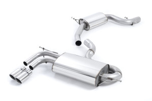 Cat-back uitlaatsysteem | Audi / Volkswagen A3 / Golf | Milltek Sport Twin 80mm Jet