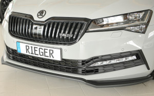 Rieger Tuning Spoiler Sword | Skoda Superb 19- 5-p / Superb Combi 19- 5-p | noir non peint