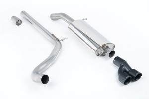 Cat-back uitlaatsysteem | Volkswagen Polo R WRC (2013-2014) | Milltek Sport Twin 80mm GT80