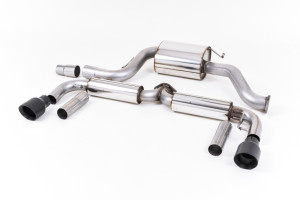 Cat-back uitlaatsysteem | Volkswagen Beetle 2.0 TSI (A5-chassis) (2011-2015) | Milltek Sport Dual GT100