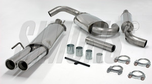 Système d'échappement Simons du convertisseur catalytique : acier inoxydable | VW Golf III