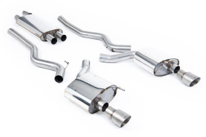 Cat-back uitlaatsysteem | Ford Mustang | Milltek Sport 100mm GT-100