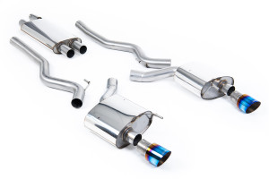 Cat-back uitlaatsysteem | Ford Mustang | Milltek Sport 100mm GT-100