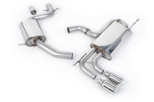 Cat-back uitlaatsysteem | Volkswagen Golf Mk6 GT 1.4 TSI 160 PK (2009-2013) | Milltek Sport Twin 80mm GT80