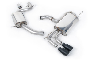 Cat-back uitlaatsysteem | Volkswagen Golf Mk6 GT 1.4 TSI 160 PK (2009-2013) | Milltek Sport Twin 80mm GT80