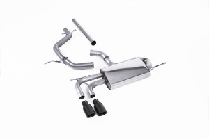 Cat-back uitlaatsysteem | Volkswagen Golf Mk5 2.0 TDI 140 PK (2004-2009) | Milltek Sport Twin 80mm GT80