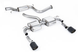 Système d'échappement après catalyseur | Ford Focus MK2 RS 2.5T 305PS (2009-2010) | Milltek Sport 115mm JET-115