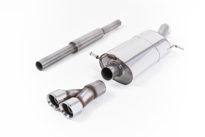 Cat-back uitlaatsysteem | Volkswagen Polo GTI 1.8 TSI 192 PK (3 & 5 deurs) (2015-2018) | Milltek Sport Twin 80mm GT80