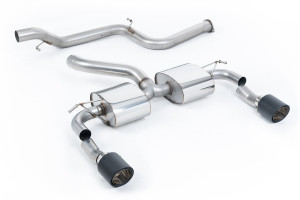 Système d'échappement après catalyseur | Ford Focus MK2 RS 2.5T 305PS (2009-2010) | Milltek Sport 115mm JET-115