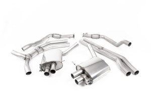 Cat-back uitlaatsysteem | Audi RS4 B9 2.9 V6 Turbo Avant (niet-OPF/GPF-modellen) (2018-2024) | Milltek Sport