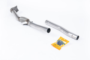 Downpipe met grote boring en de-cat | Audi TT Mk2 TTS quatro (2008-2014) | Milltek Sport