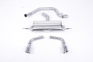 Cat-back uitlaatsysteem | Audi TT Mk2 2.0 TFSi 2WD (2006-2011) | Milltek Sport 100mm Jet