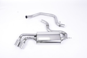 Cat-back uitlaatsysteem | Audi TT Mk2 2.0 TFSi 2WD (2006-2011) | Milltek Sport Twin 90mm Jet