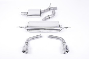 Cat-back uitlaatsysteem | Audi TT Mk2 3.2 quatro (2006-2010) | Milltek Sport 100mm Jet