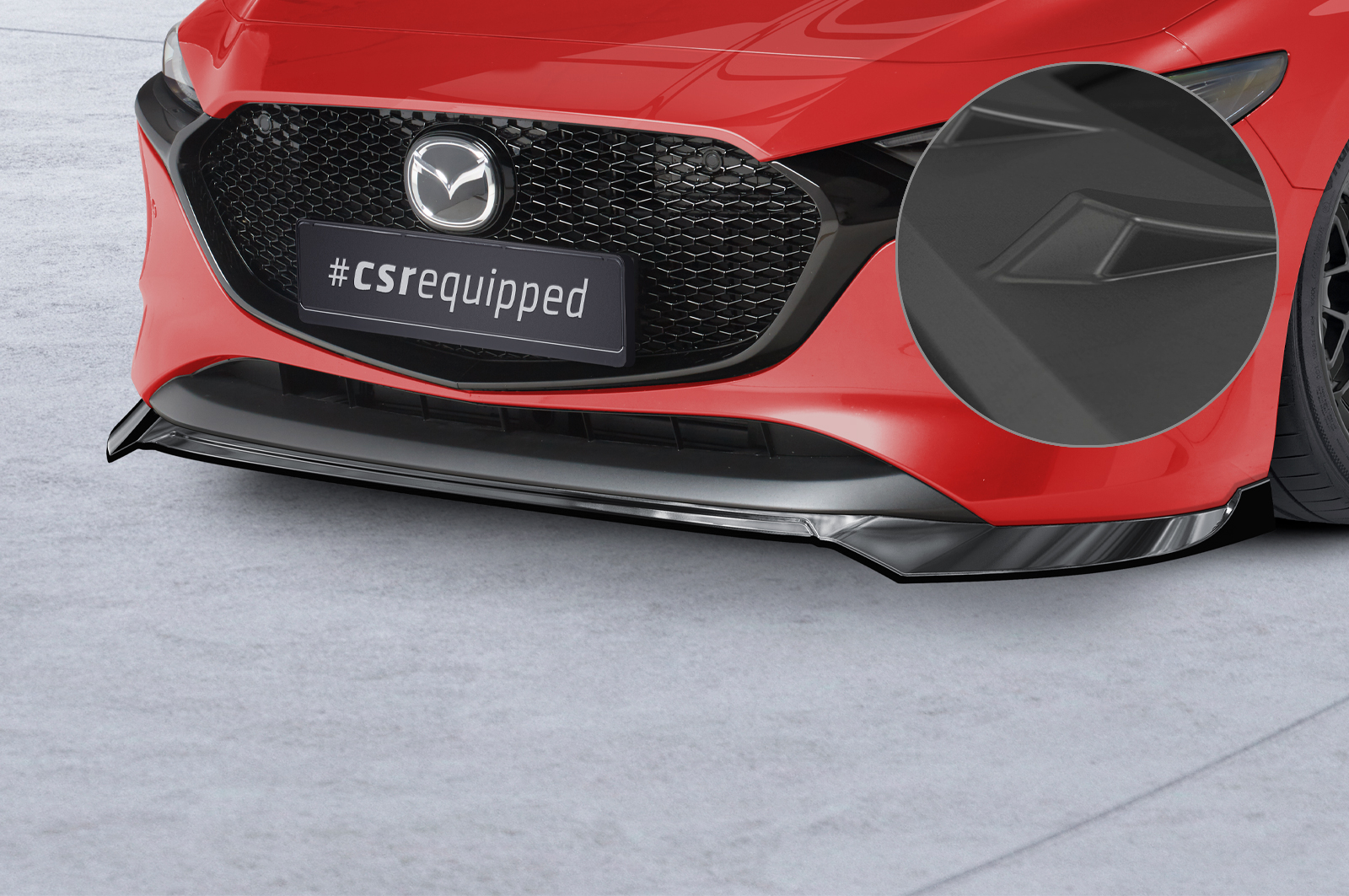 Cupspoilerlip met ABE voor Mazda 3 (Type BP) CSL649-L | Extreme