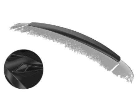 Aileron arrière avec ABE pour Peugeot 407 HF850-G