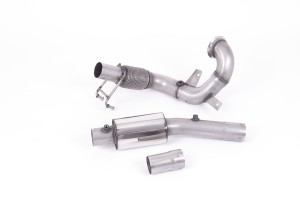 Downpipe met grote boring en de-cat | Audi / Volkswagen A1 / Polo | Milltek Sport