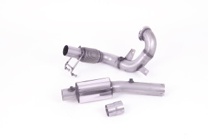 Downpipe met grote boring en de-cat | Audi / Volkswagen A1 / Polo | Milltek Sport