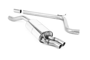 Cat-back uitlaatsysteem | Audi A1 40TFSI 5-deurs 2.0 (207 PK) met OPF/GPF (2019-2024) | Milltek Sport Twin 76.2mm GT76