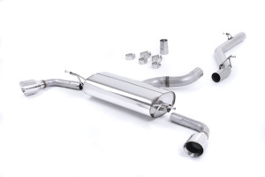 Cat-back uitlaatsysteem | Audi TT Mk2 3.2 quatro (2006-2010) | Milltek Sport Enkele 100 mm GT100