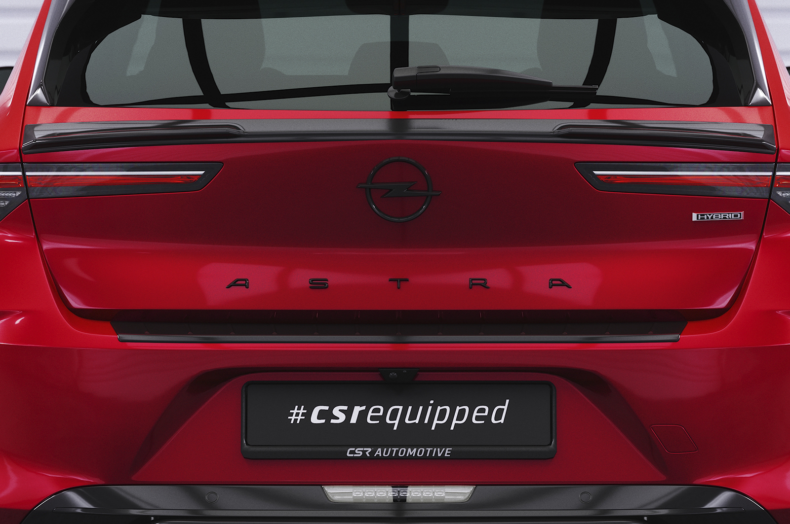 Carbon rvs bumperbescherming Opel astra k (kombi) 2016-2021