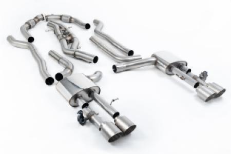 Cat-back uitlaatsysteem | Audi S8 D5 4.0 TFSI V8 sedan / sedan - lange wielbasis (niet-OPF/GPF US/ROW-modellen) (2020-2026) | Milltek Sport 115 GT