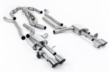 Cat-back uitlaatsysteem | Audi S8 D5 4.0 TFSI V8 sedan / sedan - lange wielbasis (niet-OPF/GPF US/ROW-modellen) (2020-2026) | Milltek Sport 115 GT