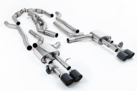 Cat-back uitlaatsysteem | Audi S8 D5 4.0 TFSI V8 sedan / sedan - lange wielbasis (niet-OPF/GPF US/ROW-modellen) (2020-2026) | Milltek Sport 115 JET