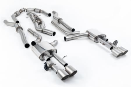 Cat-back uitlaatsysteem | Audi S8 D5 4.0 TFSI V8 sedan / sedan - lange wielbasis (niet-OPF/GPF US/ROW-modellen) (2020-2026) | Milltek Sport 115 GT