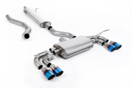 Roetfilter-back | Land Rover / Range Rover Defender 130 2.0 I4 P300 & P400e (compatibel met OPF/GPF en niet-OPF/GPF uitgeruste voertuigen) (2023-2026) | Milltek Sport Quad 90mm GT90