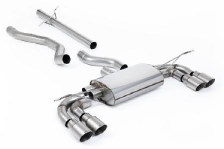 Filtre à particules | Land Rover / Range Rover Defender 130 3.0 I6 P400 (compatible avec les véhicules équipés d' OPF/GPF et non OPF/GPF) (2023-2026) | Milltek Sport Quad 90mm GT90
