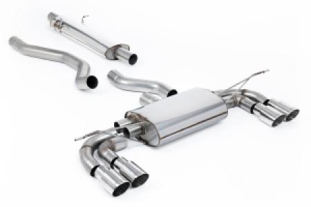 Filtre à particules | Land Rover / Range Rover Defender 130 3.0 I6 P400 (compatible avec les véhicules équipés d' OPF/GPF et non OPF/GPF) (2023-2026) | Milltek Sport Quad 90mm GT90