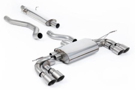 Filtre à particules | Land Rover / Range Rover Defender 130 3.0 I6 P400 (compatible avec les véhicules équipés d' OPF/GPF et non OPF/GPF) (2023-2026) | Milltek Sport Quad 90mm GT90