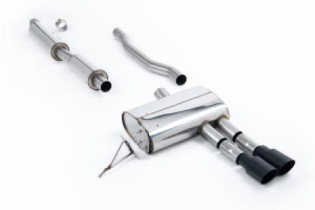 Système d'échappement après catalyseur | New Mini Mk3 (F55) Mini Cooper S 2.0 Turbo - Trappe 5 portes (modèles ROW/NA) (2014-2026) | Milltek Sport Double 90mm GT90