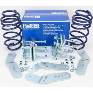 Ressorts d'abaissement H&R sur mesure pour Volkswagen Caddy/Life 2WD jusqu'à 1130kg AV Charge 2004- AV40/AR60mm
