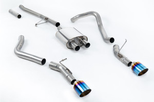 Cat-back uitlaatsysteem | Jeep Gladiator (JT) 3.6 V6 (2020-2024) | Milltek Sport 115mm GT115