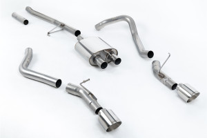 Cat-back uitlaatsysteem | Jeep Gladiator (JT) 3.6 V6 (2020-2024) | Milltek Sport 115mm GT115