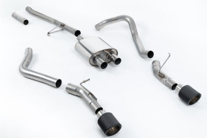 Cat-back uitlaatsysteem | Jeep Gladiator (JT) 3.6 V6 (2020-2024) | Milltek Sport 115 mm JET-115