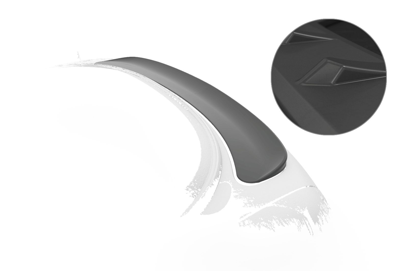 Mini R58 Rear Wing Rear wing with ABE for Mini R58 Coupe HF971-L | Extreme-carstyling.nl