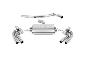 Roetfilter-back | Seat Cupra Formentor 2.0TFSI 4Drive 310 PK (2021-2024) | Milltek Sport Quad 100 mm GT100