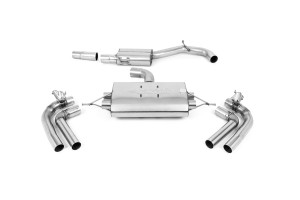 Roetfilter-back | Seat Cupra Formentor 2.0TFSI 4Drive 310 PK (2021-2024) | Milltek Sport Quad 100 mm GT100