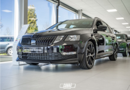 Cobra Suspension Verlagingsveren | Skoda OCTAVIA HATCHBACK 06/2020- 2.0TDi (TORSION BEAM) | 40mm (vooras) / 40mm (achteras)