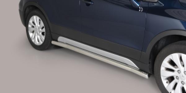 Misutonida Barres latérales | Opel Vivaro Combi 19- 4-p | Protection latérale noir mat