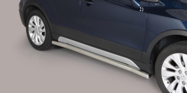 Misutonida Barres latérales | Opel Vivaro Combi 19- 4-p | Protection latérale noir mat